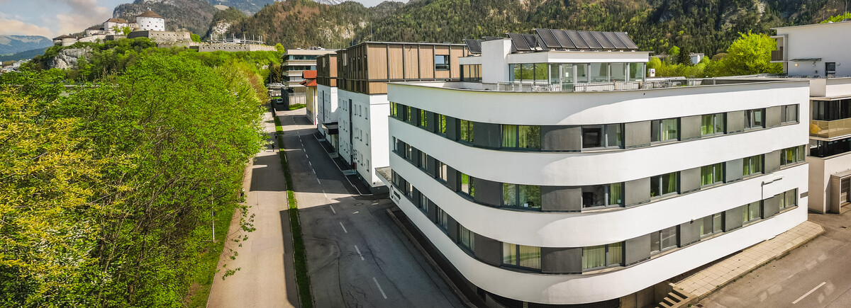 Eine Aufsicht vom Gebäude C der International Student Residence der HOK.