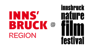 Weiß, schwarzer Schriftzug von Innsbruck Tourismus & inff