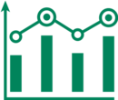 Grafik eines Balkendiagramms.