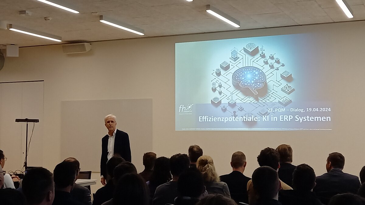 Beim 22. PQM-Dialog an der HOK drehte sich alles um den Einsatz von künstlicher Intelligenz in ERP-Systemen.