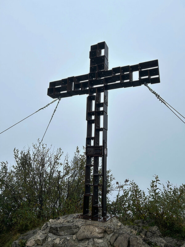 Nachaufnahme Gipfelkreuz