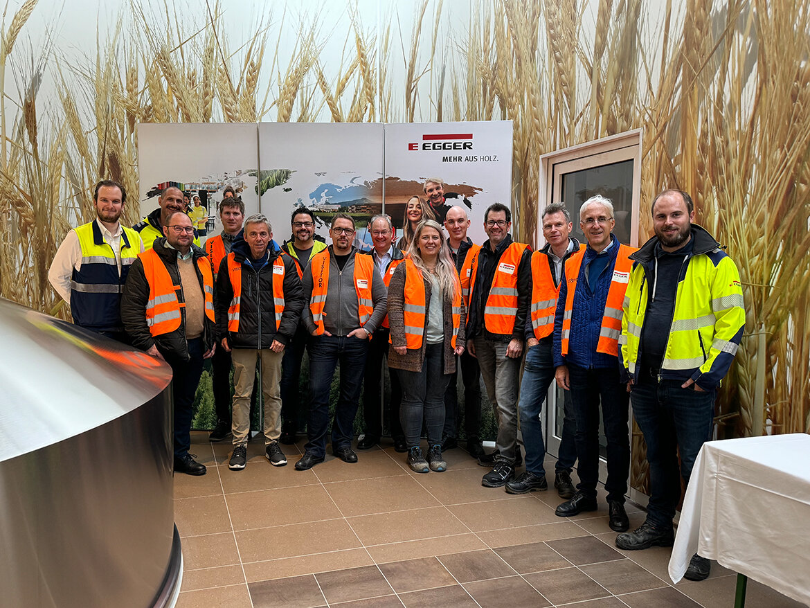 Erfahrungsgruppe Lean Management im Werk von Fa. Egger 