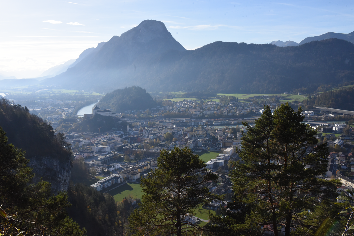 Panorama über Kufstein und direkter Blick auf den Pendling
