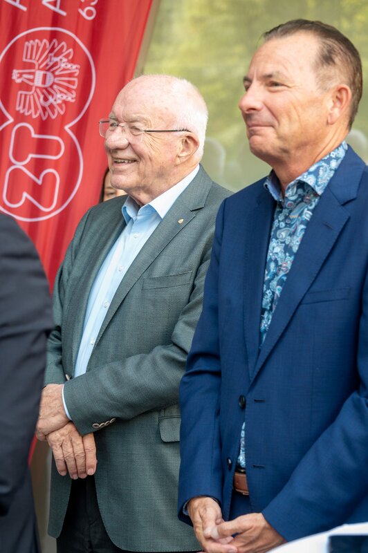 HOK-Stiftungsvorständ DDr. Herwig van Staa und HOK-Geschäftsführer Prof. (FH) Dr. Thomas Madritsch.
